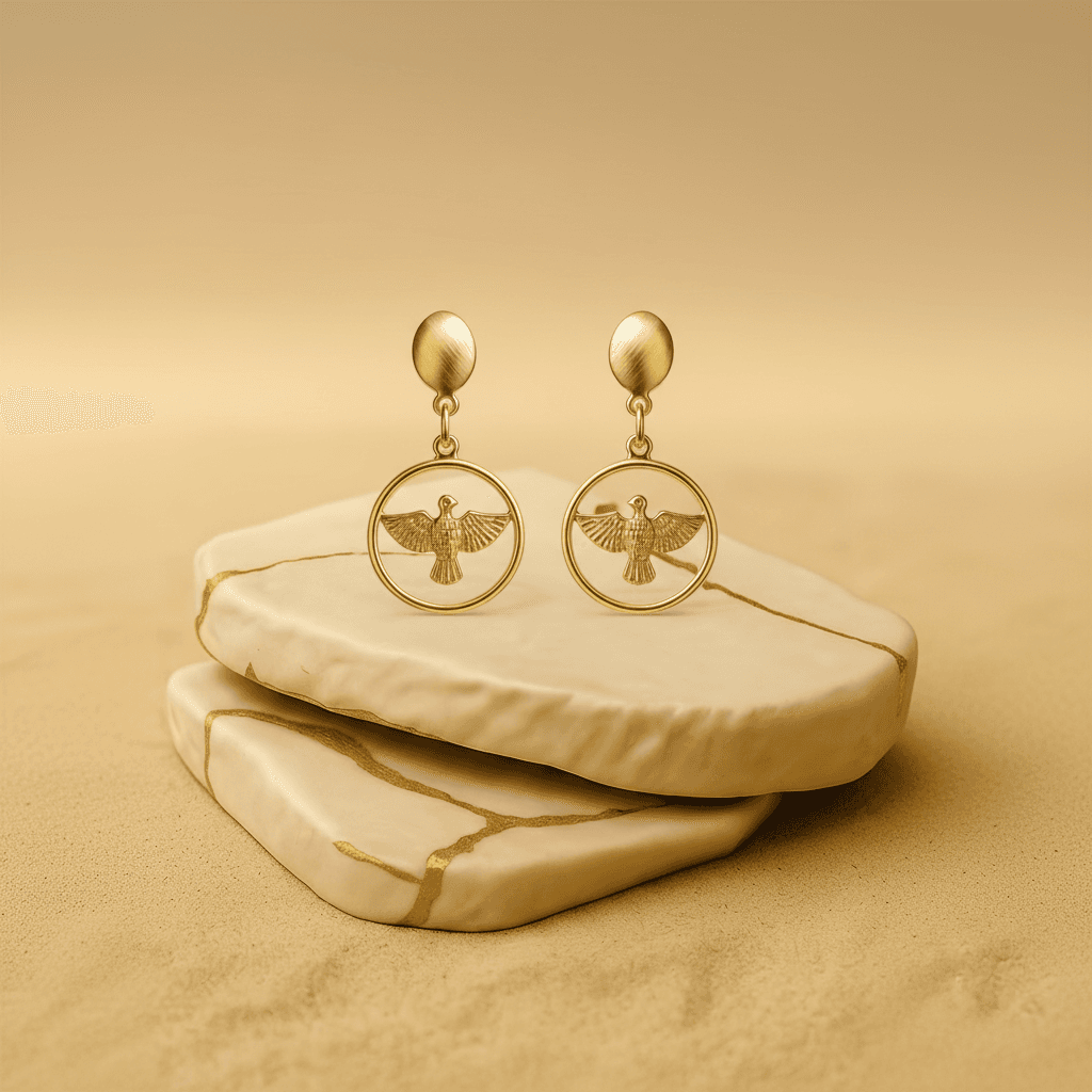 Brinco Espírito Santo Banh Ouro 18k - Br01935