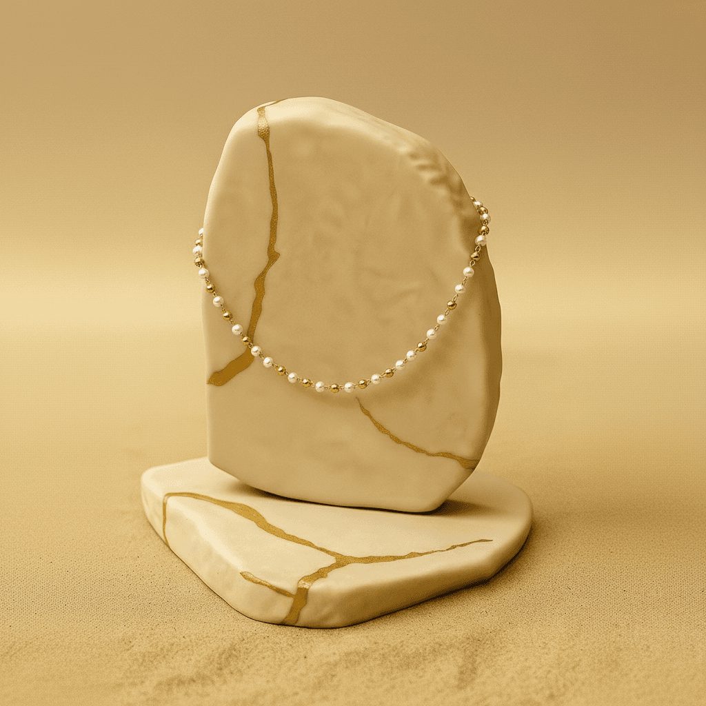 Choker Perolas E Esferas Banh Ouro 18k - Ckn0204